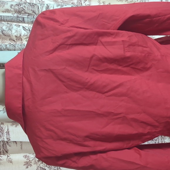 Calvin Klein Red Button-Down Shirt - Picture 6 of 7